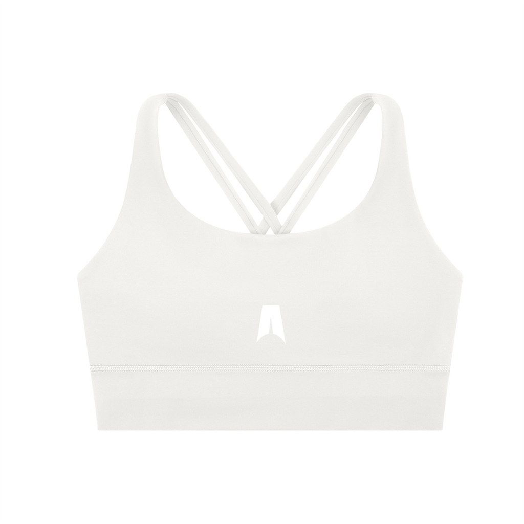 Strappy Criss-Cross Sports Bra for Women - Support Yoga & Gym Activewear - Amenos sports bra