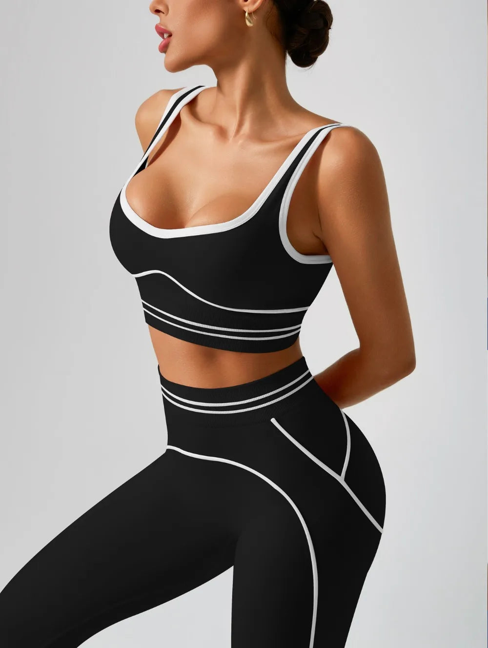 Women's Seamless Yoga Set - Sports Bra & High Waist Leggings Activewear
