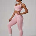 Women's Seamless Yoga Set - Sports Bra & High Waist Leggings Activewear
