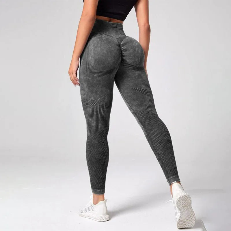 Women’s High Waist Seamless Yoga Leggings – Quick Dry Butt Lifting Gym Running Tights, Slim Fit Workout Pants
