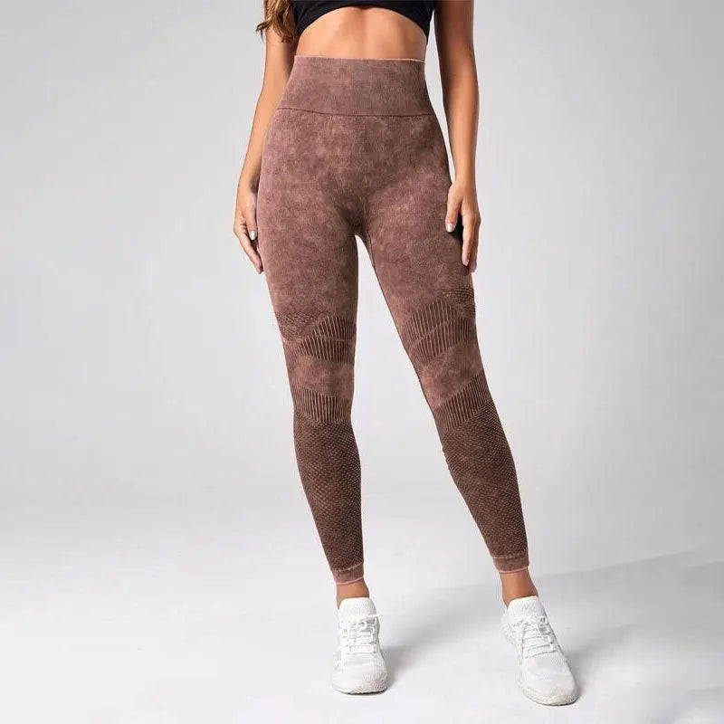 Women’s High Waist Seamless Yoga Leggings – Quick Dry Butt Lifting Gym Running Tights, Slim Fit Workout Pants