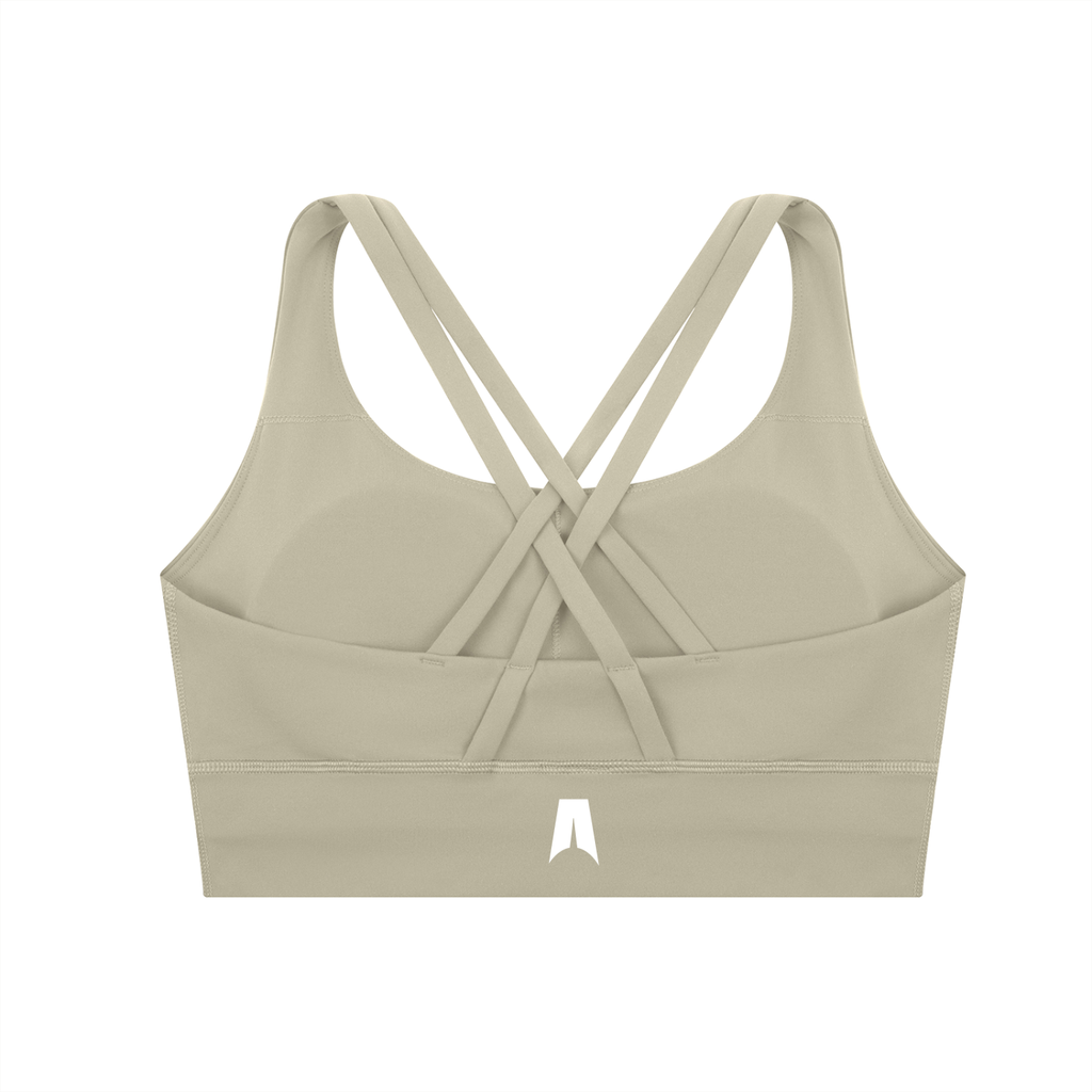 Strappy Criss-Cross Sports Bra for Women - Support Yoga & Gym Activewear - Amenos sports bra