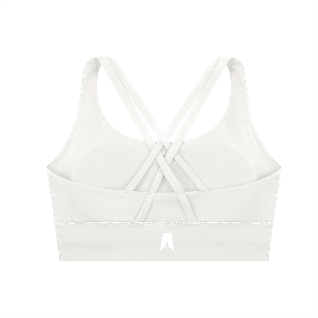 Strappy Criss-Cross Sports Bra for Women - Support Yoga & Gym Activewear - Amenos sports bra