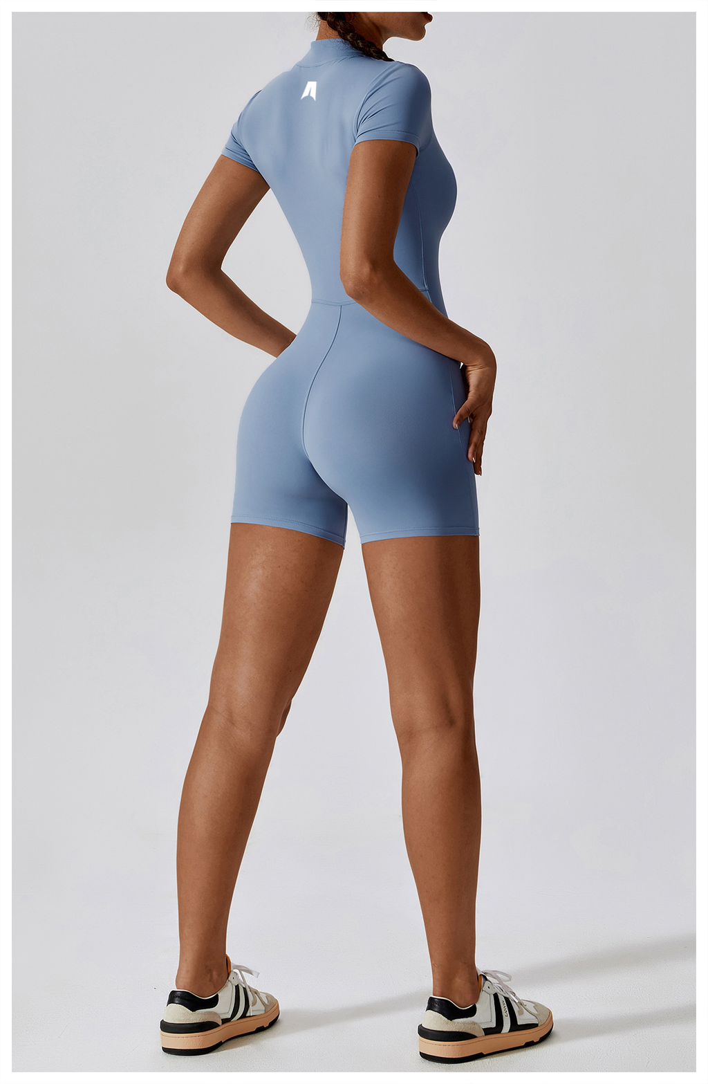 Short Sleeve Romper for Women - Casual Summer Jumpsuit Shorts