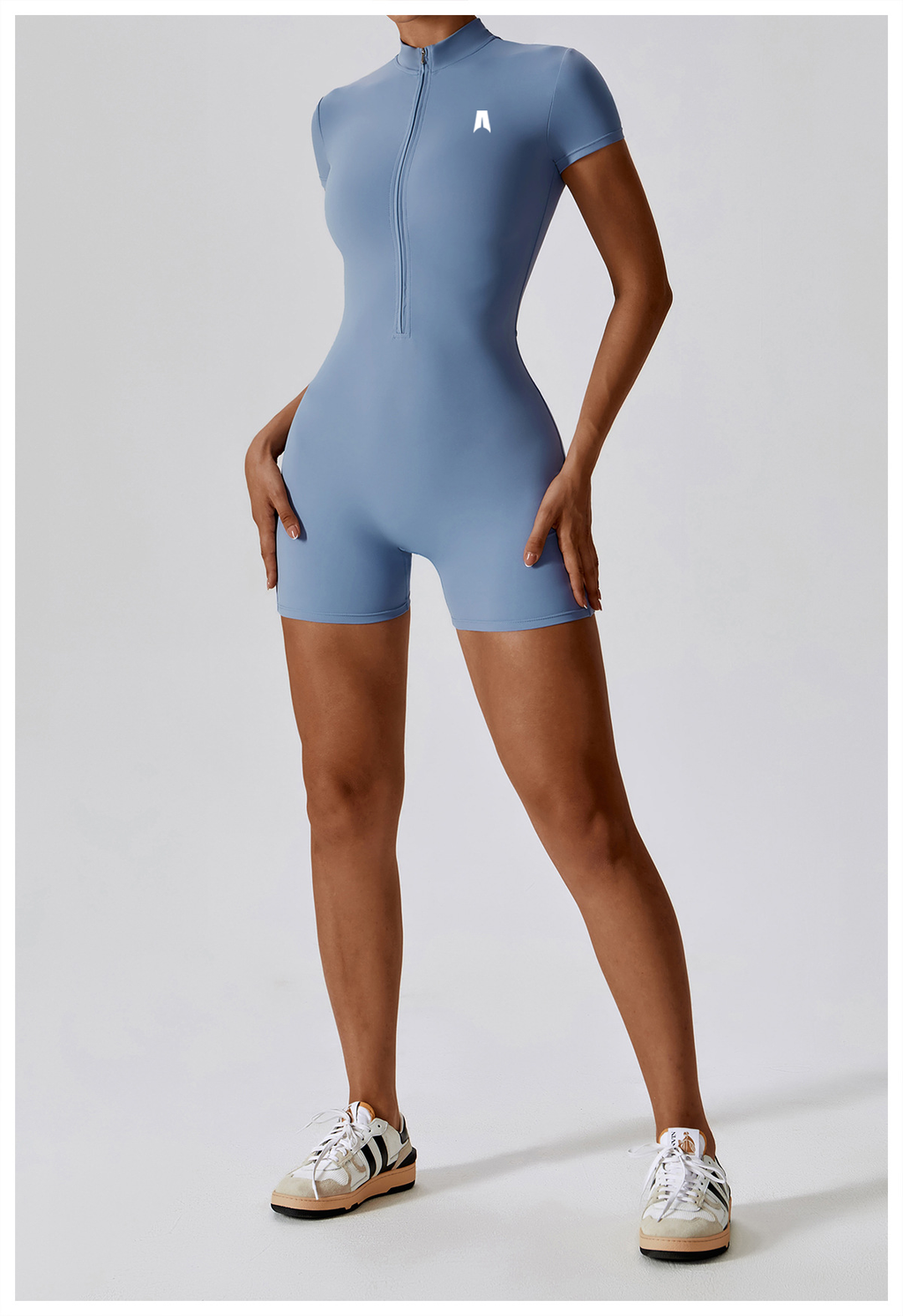 Short Sleeve Romper for Women - Casual Summer Jumpsuit Shorts