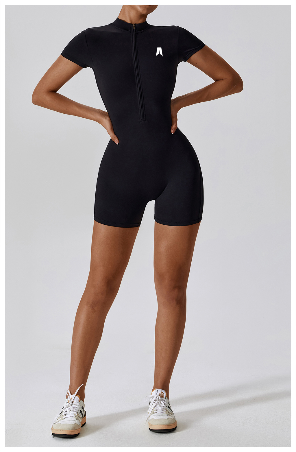 Short Sleeve Romper for Women - Casual Summer Jumpsuit Shorts