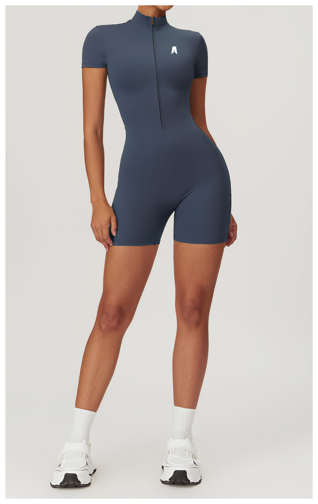 Short Sleeve Romper for Women - Casual Summer Jumpsuit Shorts