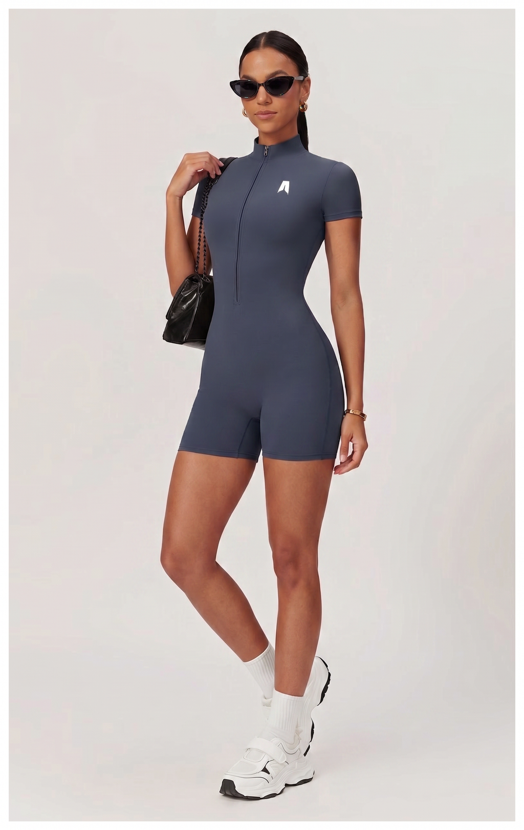 Short Sleeve Romper for Women - Casual Summer Jumpsuit Shorts