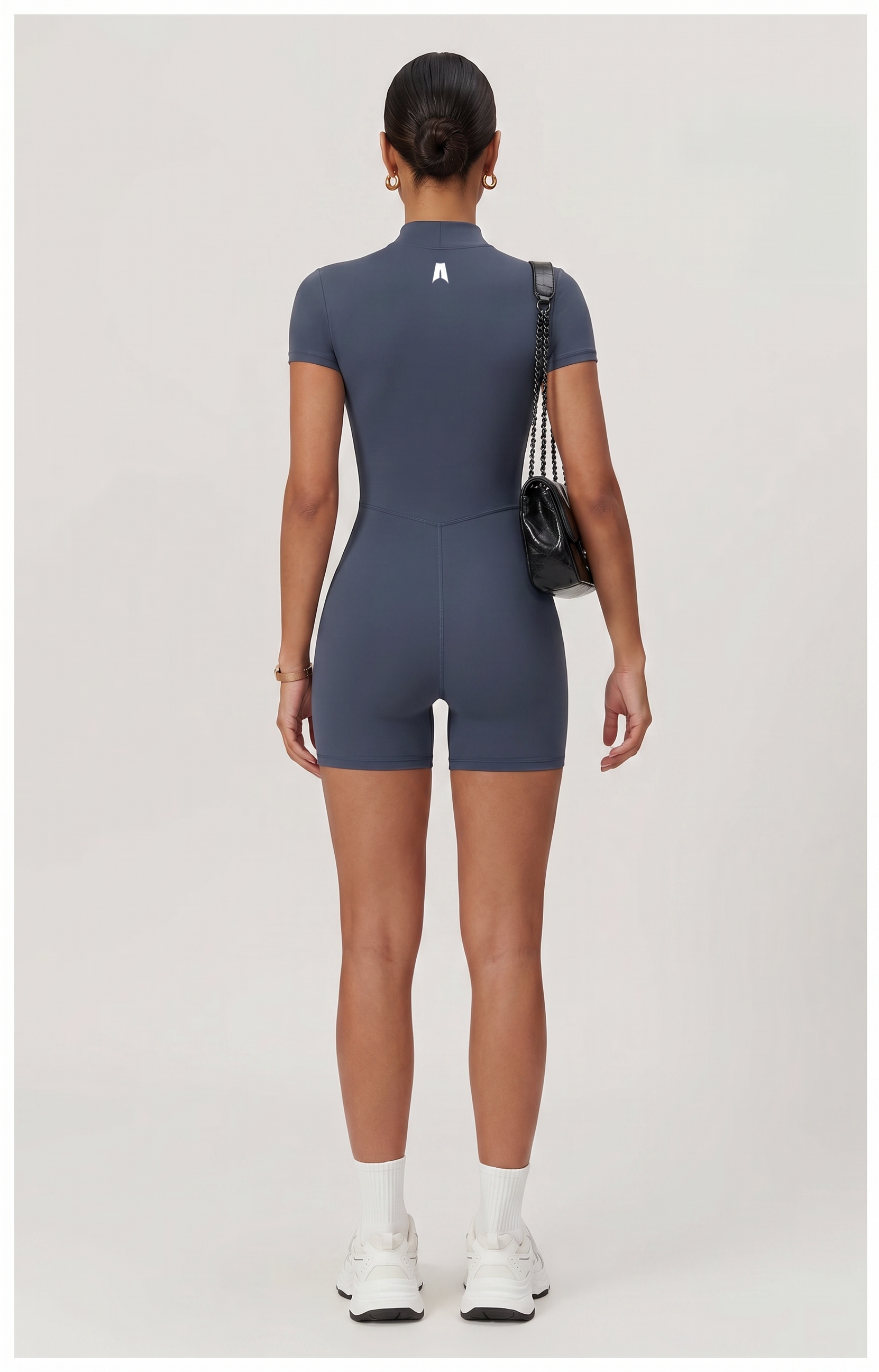 Short Sleeve Romper for Women - Casual Summer Jumpsuit Shorts