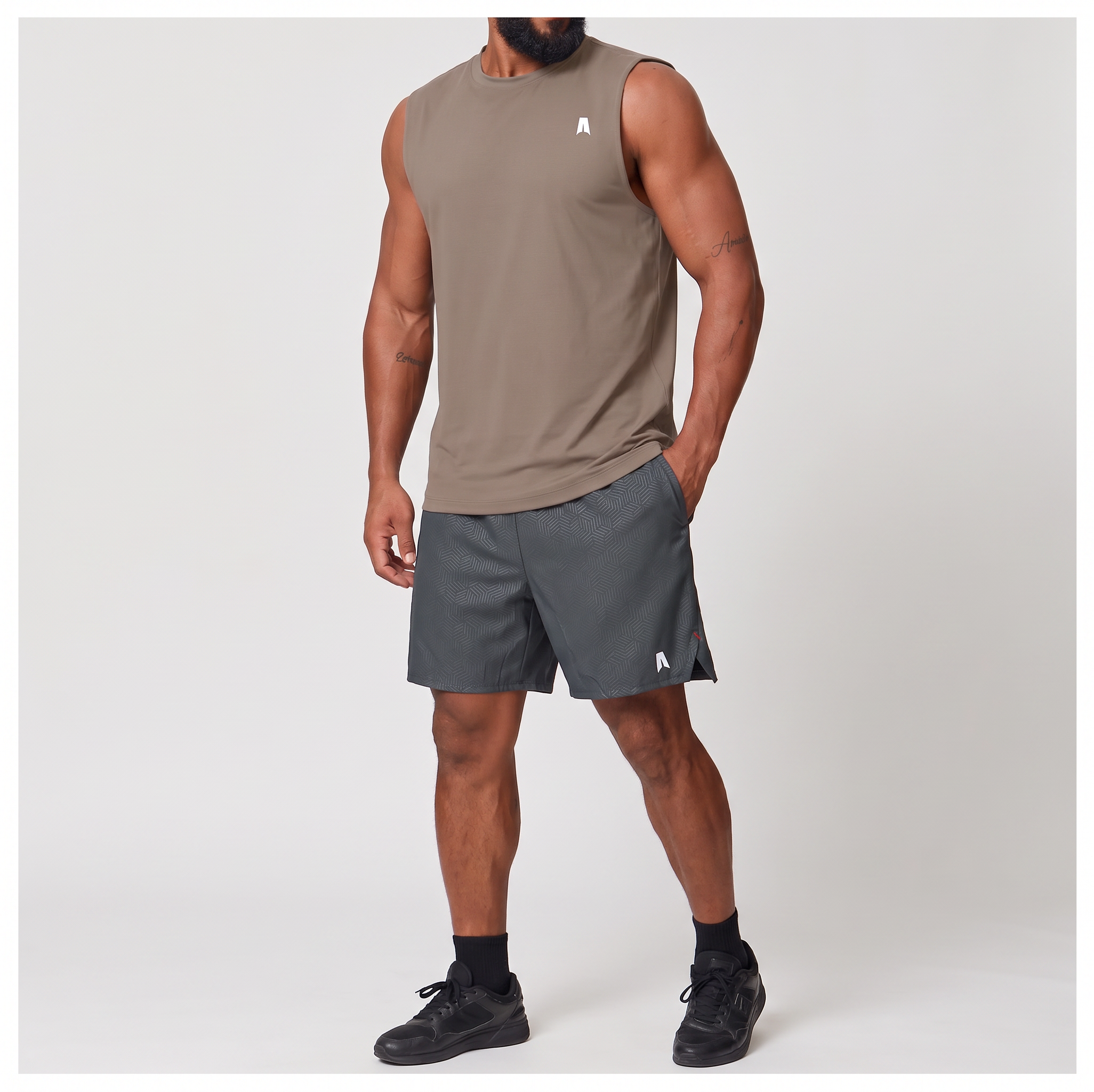 Men's Premium Muscle Fit Tank Top - Breathable Gym Workout Sleeveless Shirt