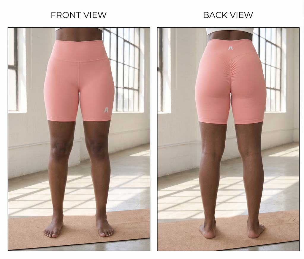 High-Waisted Blend Biker Shorts for Women - Squat- Proof Blend Activewear